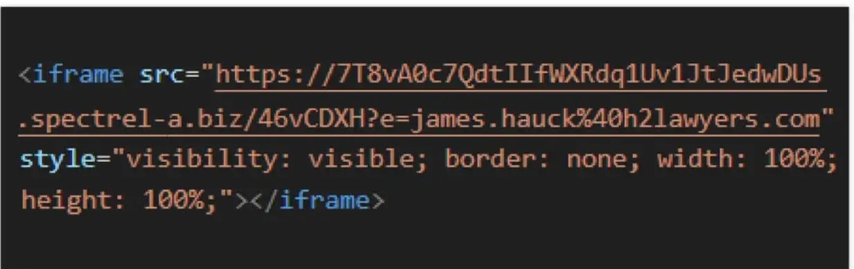 Ειδικά χαρακτηριστικά του κιτ phishing GhostFrame